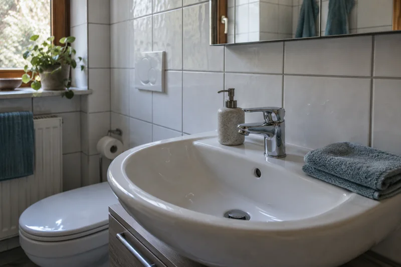 Gründlich gereinigtes Badezimmer – Grundreinigung in Wolfratshausen